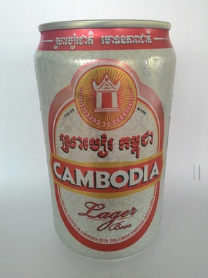 ស្រាបៀរ CAMBODIA កំប៉ុង 330ml (24 កំប៉ុង/កេស)