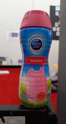 ទឹកដោះគោ DUTCH LADY ស្ត្របឺរី ដប (24 ដប/កេស)