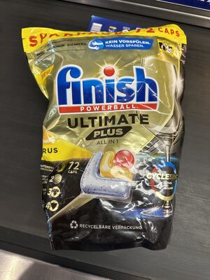 គ្រាប់លាងចាន FINISH ULTIMATE PLUS (72 គ្រាប់)