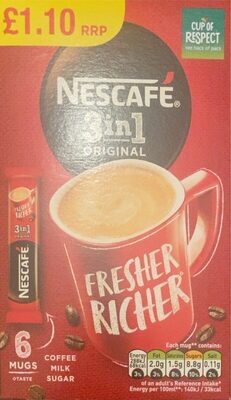 កាហ្វេ NESCAFE 3IN1 ORIGINAL (6 កញ្ចប់/ប្រអប់)