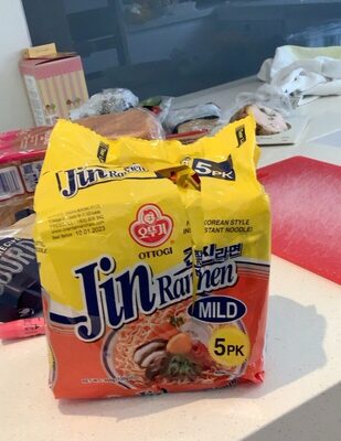 មី OTTOGI JIN RAMEN មិនហឹរ (5 កញ្ចប់/ថង់)