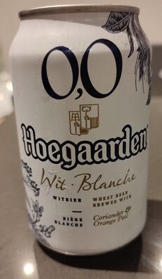 ស្រាបៀរ HOEGAARDEN 0.0 កំប៉ុង 330ml (24 កំប៉ុង/កេស)