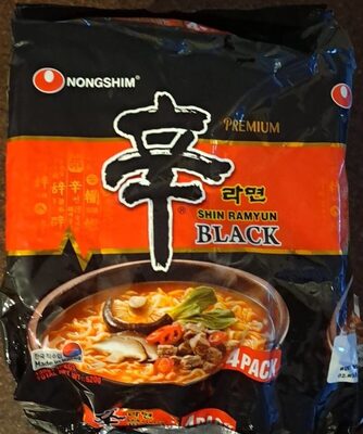 មី NONGSHIM SHIN RAMYUN BLACK (4 កញ្ចប់/ថង់)