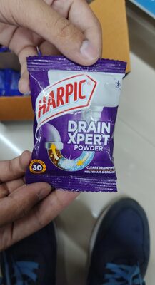ម្សៅបំបាត់ស្ទះលូ HARPIC DRAIN XPERT
