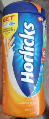 ម្សៅភេសជ្ជៈ HORLICKS 500g (ដប)