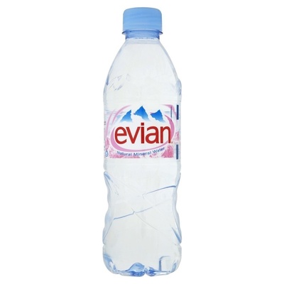 ទឹករ៉ែ EVIAN 500ml (24 ដប/កេស)