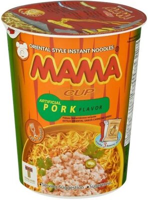 មីកែវ MAMA រសជាតិសាច់ជ្រូក 60g (12 កែវ/កេស)